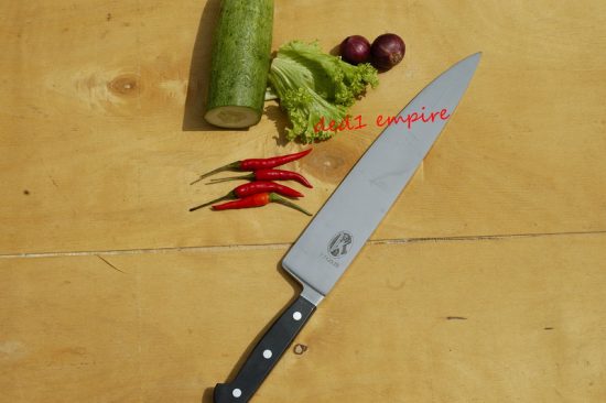 VICTORINOX - Pisau TEMPA Chef 25cm (STOK LAMA)