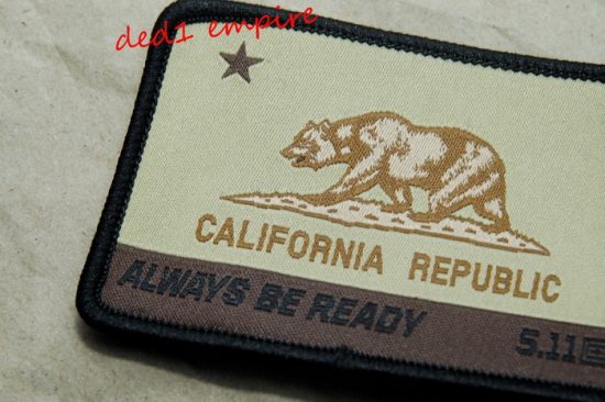 5.11 - lencana "California Republic"