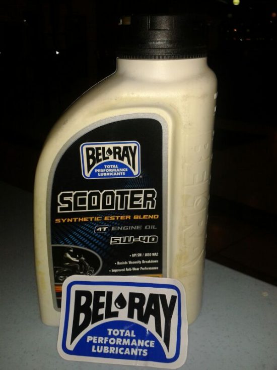 BELRAY - minyak enjin 4T  SCOOTER (semi sintetik)