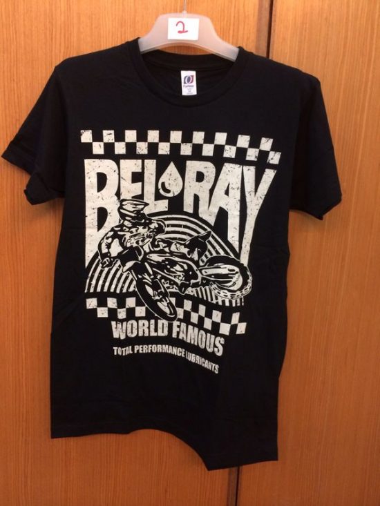 BELRAY - Tshirt hitam corak 2