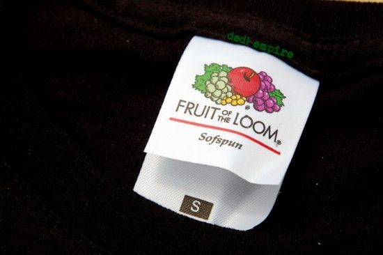 FRUIT OF THE LOOM - Baju leher bulat "SOFSPUN"