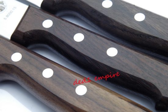 VICTORINOX - pisau melapah kulit (hulu kayu Rosewood)