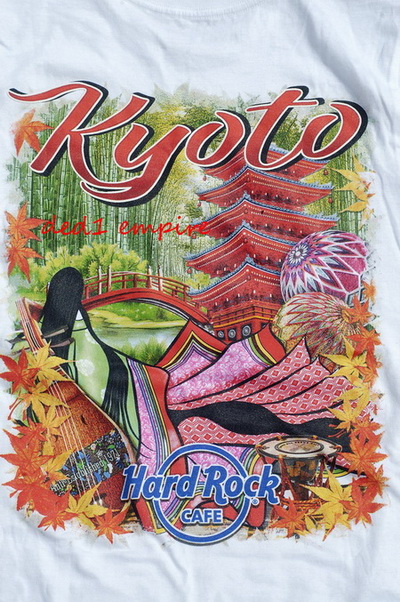 HARD ROCK CAFE KYOTO Jepun - baju edisi terhad
