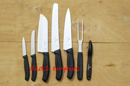 VICTORINOX - set pisau/alatan dapur 7 jenis (SWITZERLAND)