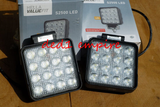 HELLA - lampu limpah spotlight LED (2500 LUMEN)