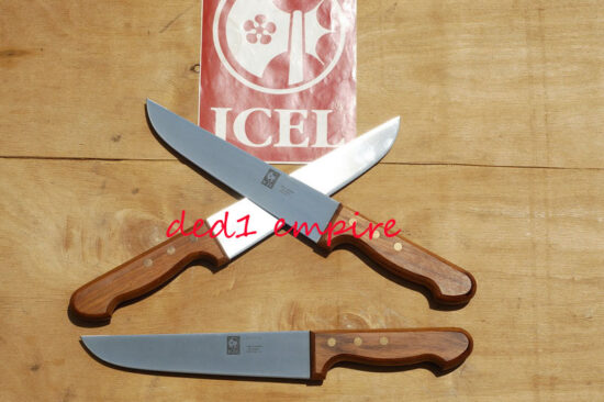 ICEL – pisau daging 20cm (hulu KAYU JATOBA)