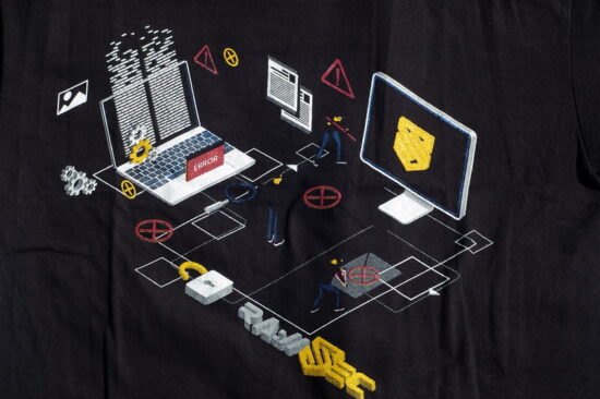 RAWSEC - baju tshirt "Isometric Security"