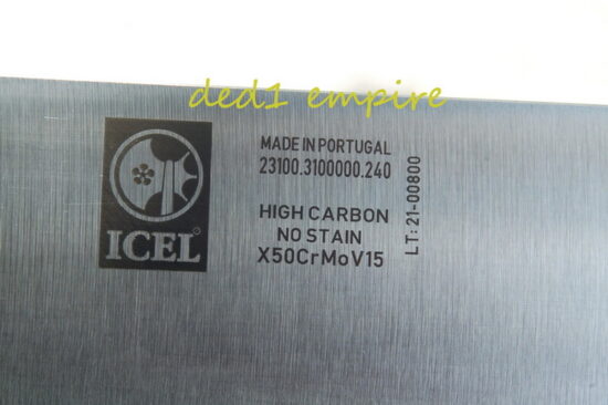 ICEL – pisau sembelih 24cm (hulu KAYU JATOBA)