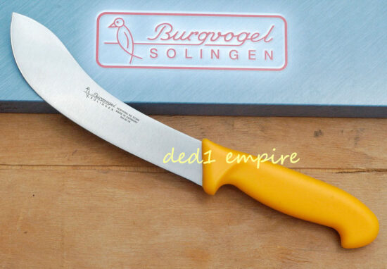 BURGVOGEL - pisau lapah kulit 7 inci (Solingen, JERMAN)