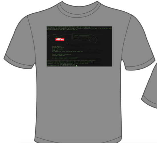 ded1 EMPIRE – baju tshirt “MOTD FreeBSD” versi 2022
