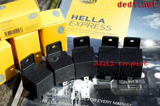 HELLA - relay 5 pin LORI & BAS (24 VOLT)